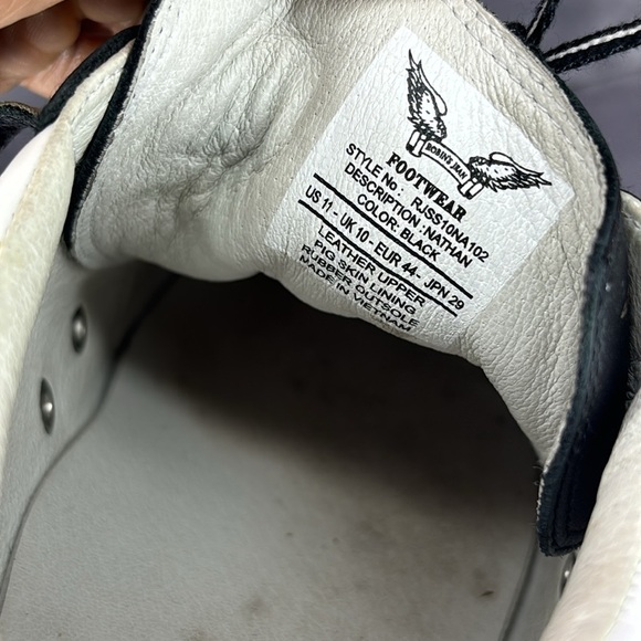 🔥🔥🔥 Robin’s Jeans Men's Nathan Black Sneaker Size: 11🔥🔥🔥 - Picture 12 of 14